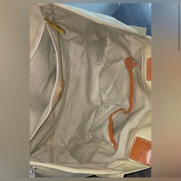 Tory Burch Tan And Leather Nylon and Leather Snap - Picture 6 of 6